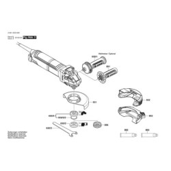 GWS 14-125 Oluklu Bilyeli Yatak 15-125 Inox 1 607 000 V38