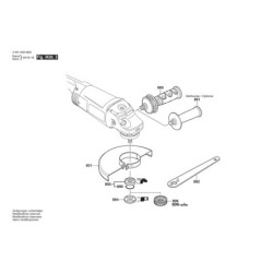GWS 24-180 JH Motor Gövdesi 1 605 108 190