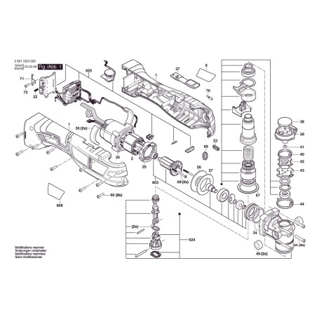 GOP 18V-34 Electronik Modül 1 619 PB6 095