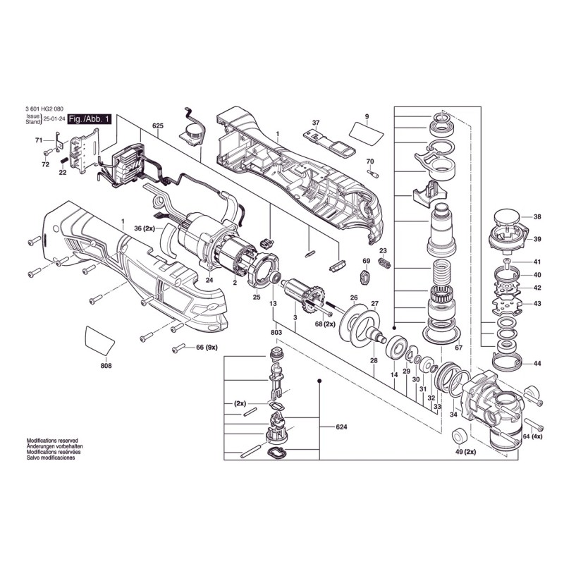 GOP 185-LI Electronik Modül 1 619 PB6 095