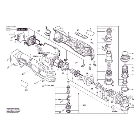 GOP 185-LI Electronik Modül 1 619 PB6 095