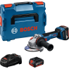 Bosch Profesyonel GWS 18V-11 S 2x5 Ah 125 mm Akülü Taşlama Makinesi - 06019N4002