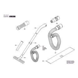 GAS 12-25 PL Halı Başlığı Nozzle 1 619 PA7 327