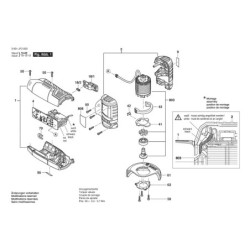 GWS 12V-76 Motor Gövdesi 1 605 108 2BZ