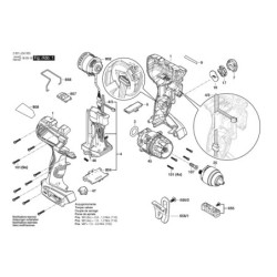 GSB 18V-110 C Kapak Birimi T 1 600 A00 RU9