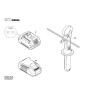 GSB 18V-110 C Kapak Birimi T 1 600 A00 RU9
