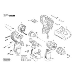GSR 12V-30 Elektronik Modül 1 607 233 5EZ