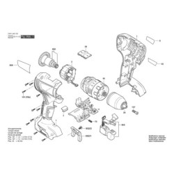 GSB 18V-50 Et-motor Grubu 1 607 000 DM8
