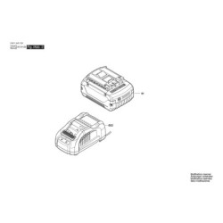 GSB 18V-55 Gövde 1 605 806 5S4