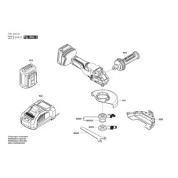 GWS 18V-180 P Filtre Birimi 1 607 000 CA9