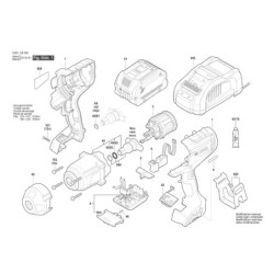GDS 18V-1000 Doğru Akım Motoru 1 607 022 69Z