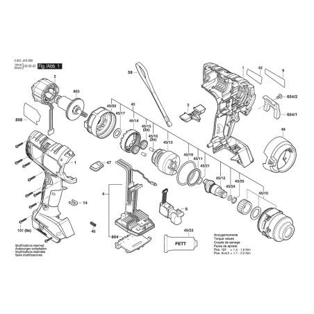 GDS 18V-400 Planet Çark 2 609 111 560
