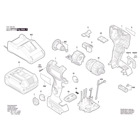 GSR 18V-90 FC Ayaklik 1 600 A01 W0T