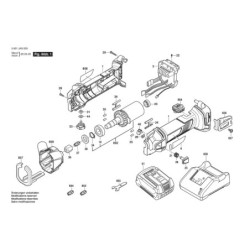 GCU 18V-30 Elektronik Modül 1 619 PB7 423