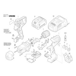 GDS 18V-1600 HC Elektronik Modül 1 607 233 5LG