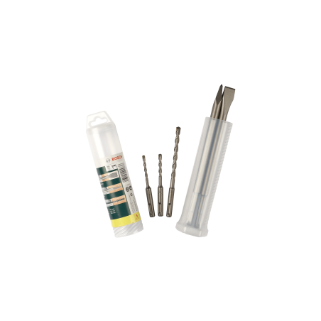 Bosch SDS Plus Keski ve Kırıcı Delici Delme Ucu Seti 5 Parça - 2607019456
