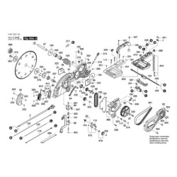 GCM 12 SDE Koruyucu Kapak Alt Parça 1 609 B05 025