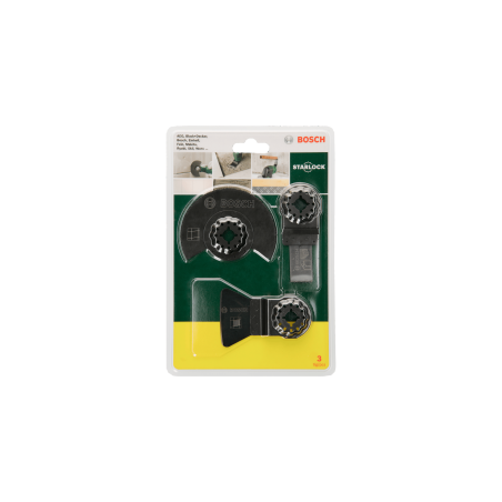 Bosch Starlock Başlangıç Seti çok fonksiyonlu aletler için "Seramik Fayans" 3 Parça - 2607017324
