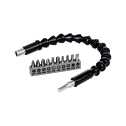 Bosch 11 Parça Plastik Esnek Uzatma Adaptörlü Vidalama Ucu Seti - 2608522377