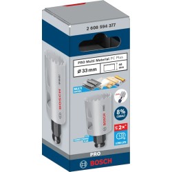 Bosch Pro 33 mm PC Panç Delik Testeresi HSS %8 Kobalt - 2608594377