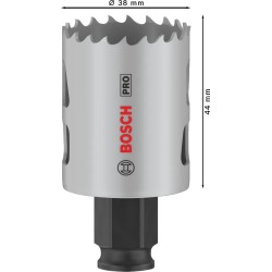 Bosch Pro 38 mm PC Panç Delik Testeresi HSS %8 Kobalt - 2608594380