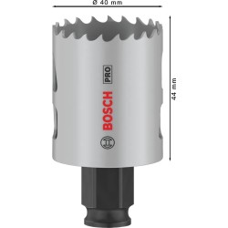 Bosch Pro 40 mm PC Panç Delik Testeresi HSS %8 Kobalt - 2608594381