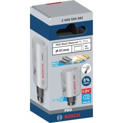 Bosch Pro 41 mm PC Panç Delik Testeresi HSS %8 Kobalt - 2608594382