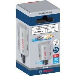 Bosch Pro 43 mm PC Panç Delik Testeresi HSS %8 Kobalt - 2608594383