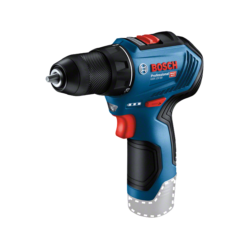 Bosch Profesyonel GSR 12V-30 SOLO (Akü ve Şarj Yoktur)  Vidalama Makinesi - 06019G9002
