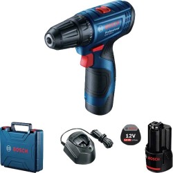 Bosch Profesyonel GSR 120-LI 12V Akülü Vidalama Makinesi 2x2.0 Ah - 06019G8000
