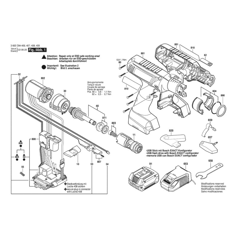 EXACT ION 8-1100 WK Köşe Flanşi 3 609 202 B07
