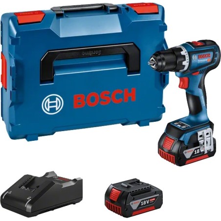 Bosch Profesyonel GSR 18V-90 C Vidalama Makinesi 2x5 Ah - 06019K6006