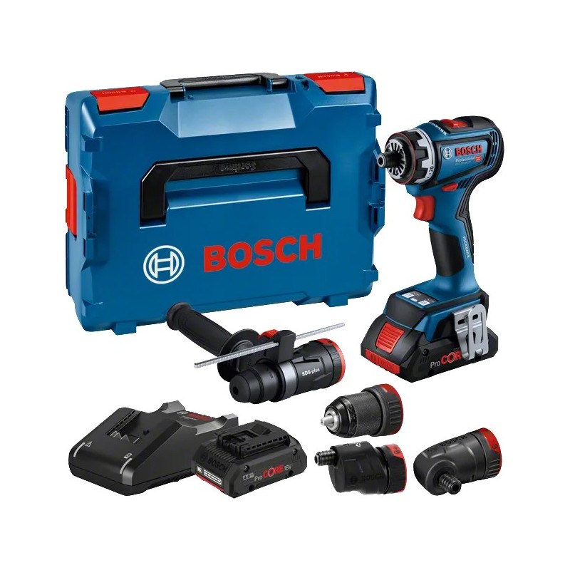 Bosch Profesyonel GSR 18V-90 FC 18V Akülü Vidalama Makinesi 2x4 Ah - 06019K6200