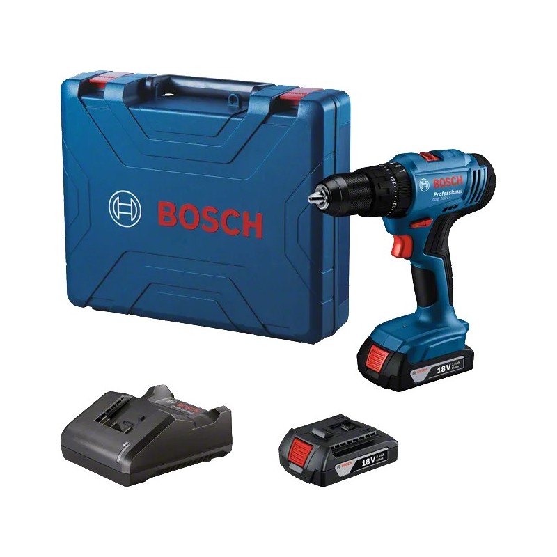 Bosch Profesyonel GSB 183-LI Akülü Darbeli Vidalama 2x2Ah - 06019K9100