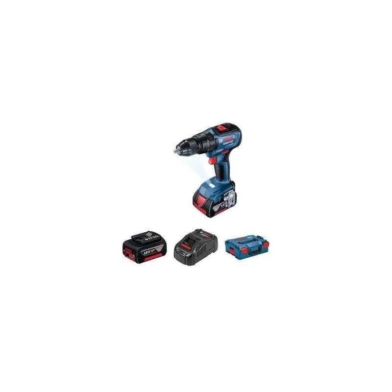 Bosch Profesyonel GSB 18V-50 (2x5.0Ah) Akülü Darbeli Matkap - 06019H5101