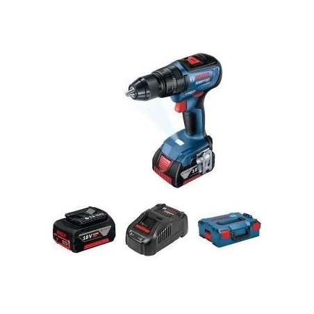Bosch Profesyonel GSB 18V-50 (2x5.0Ah) Akülü Darbeli Matkap - 06019H5101