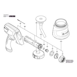 EasySpray 18V-100 Hava Hortumu Seti 1 600 A00 2ML