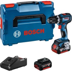 Bosch Profesyonel GSB 18V-90 C  2x5 AH Akülü Darbeli Delme Vidalama Makinası - 06019K6106
