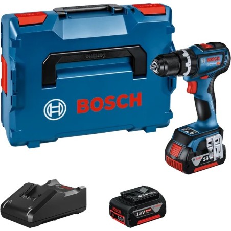 Bosch Profesyonel GSB 18V-90 C  2x5 AH Akülü Darbeli Delme Vidalama Makinası - 06019K6106