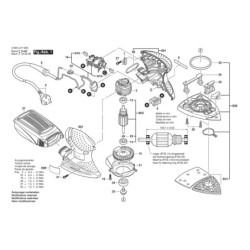 PSM 160 A Kömür Fırça Seti 2 610 391 290